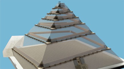 Piramides segun Jean Pierre Houdin